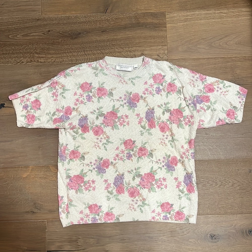 Floral sweater